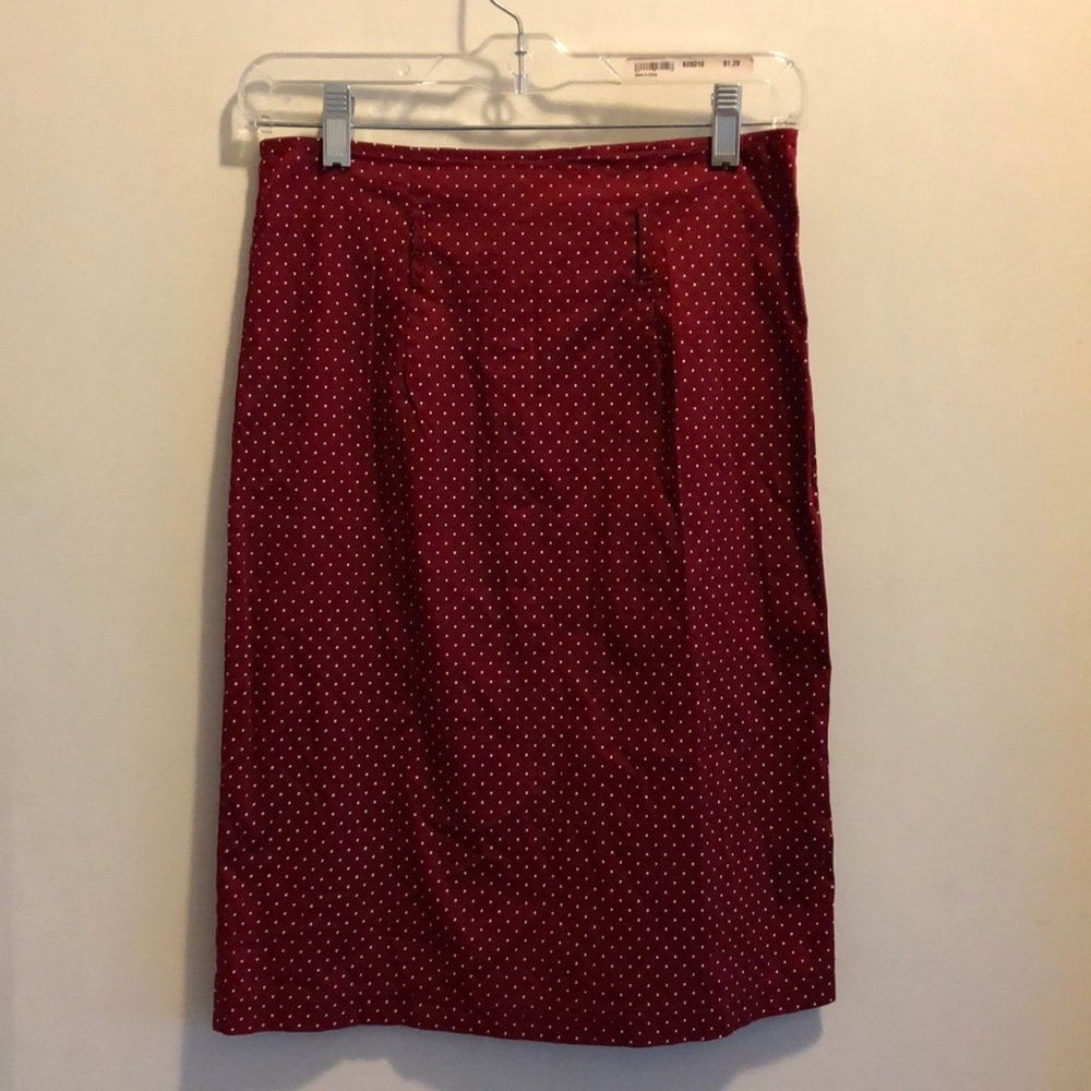 Charlotte Russe Polka Dot Pencil Skirt